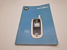 New Old Stock English Motorola V635 Mobile Phone User Guide Manual 3UKPOST