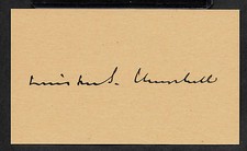 Winston Churchill Autograph