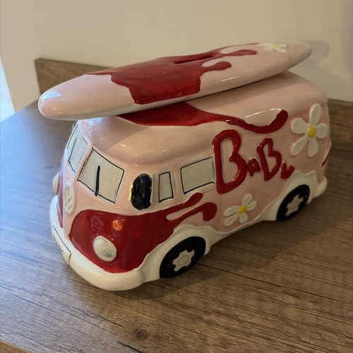 Camper van babe money box - van,
