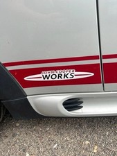 Door Sill Decal Sticker White