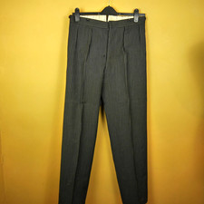 Vintage 50s 60s Black Wool