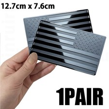 2× American US Flag Metal