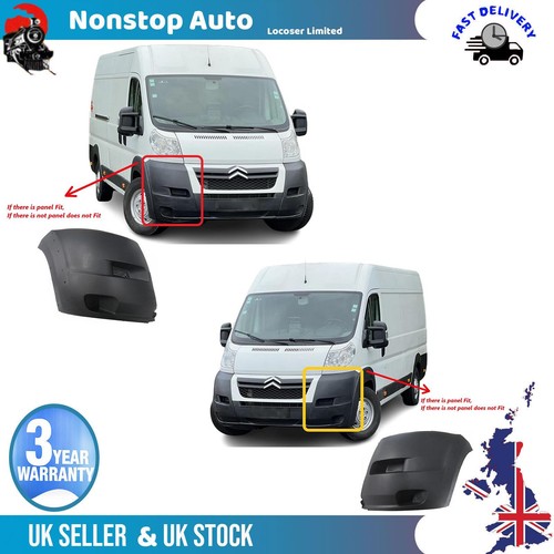 Front bumper corner - front, cap