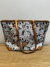 Disney Dooney And Bourke Mickey Mouse Americana Large Tote Bag