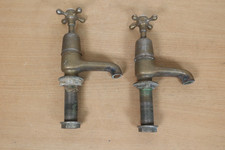 Vintage Large Brass HOT & COLD