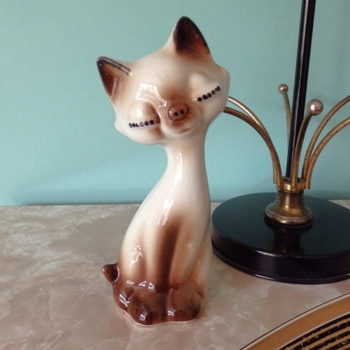 Vintage ceramic siamese - ceramic,