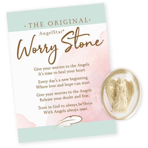 Angel worry stones - angel,