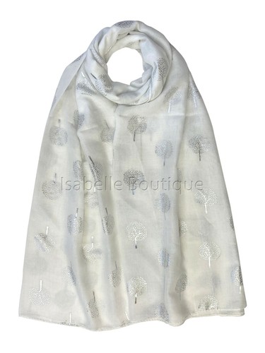 Mulberry tree foil print scarf - mulberry,