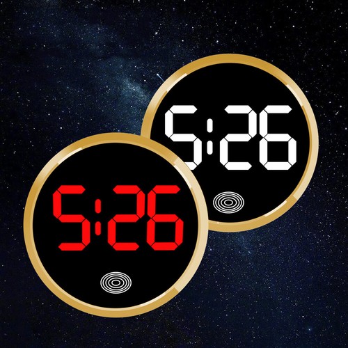 Led touch type mini clock - type,