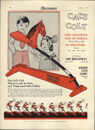 1935 paper kiddie - 1935, cal's