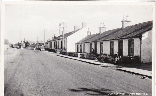 Street scene cottages - street, &