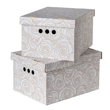 2pc Decorative Storage Boxes