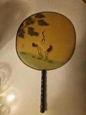 Asian Paddle Style Hand Fan In