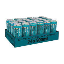 Monster Energy Ultra Fiesta Mango 24 x 500ml Energy Drink BBD 07/2026