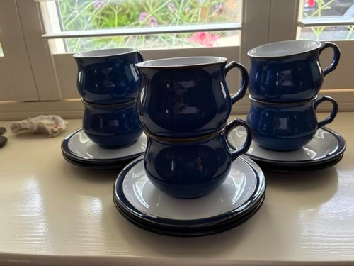Set denby imperial blue - of, 6