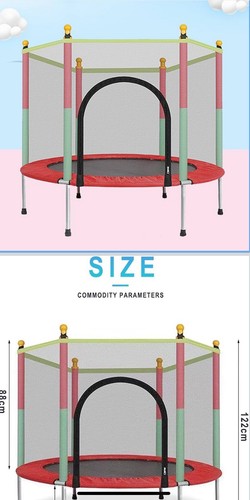 Kids metal trampoline set with - kids,