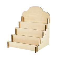 Wooden greeting card display