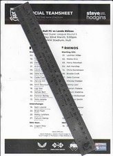 Team Sheet: HULL FC v LEEDS