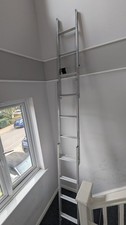 Werner Easiway 3 Section Aluminium Loft Ladder, Collect From SE14 