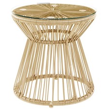 Outsunny PE Rattan End Table
