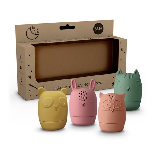 Silicone animal baby bath - silicone, toys