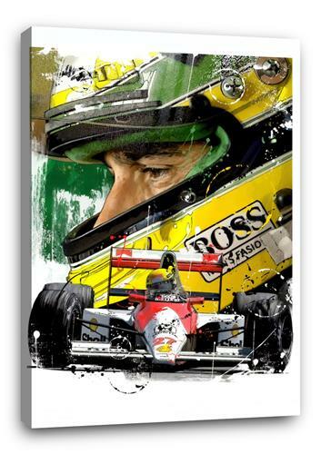 Ayrton senna bb2 canvas - ayrton,
