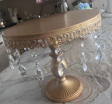 1x  Gold Crystal Round Cake