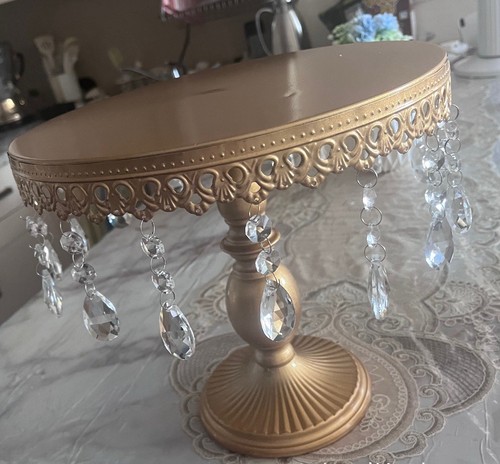 Gold crystal round cake - ,