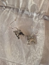Pug Dog Dangly Earings