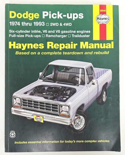 Haynes repair manual 30040 - haynes,