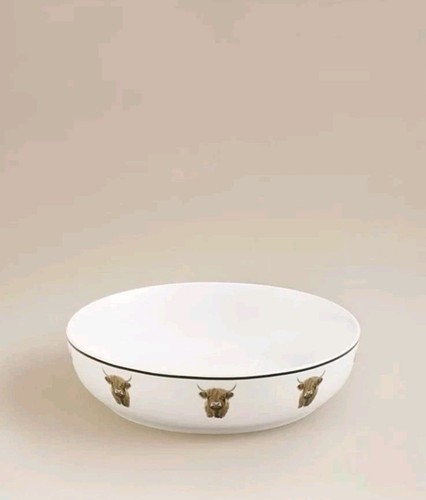 Set white highland cow - set, 4