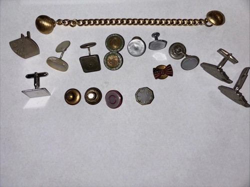 Vintage tuxedo studs buttons - studs,
