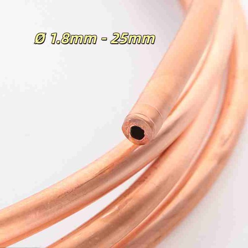 Copper pipe tube 8mm - copper, Ø