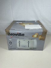 Breville VTT702 Impressions 4-Slice Toaster with High-Lift and Wide Slots, Cream