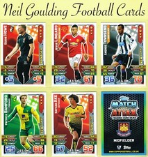 Topps MATCH ATTAX EXTRA 2015-16 ☆ PREMIER LEAGUE ☆ Football Cards