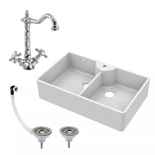 Traditional double bowl - traditional,