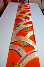 Japanese Silk Obi Table Runner