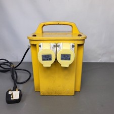 Portable Site Transformer 3.0KVA 110V Double Socket 3300VA 1 Phase Portable UK