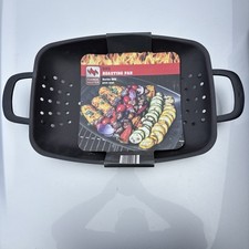 Range Master BBQ Roasting Pan With Handles - 15.3 inches Wide & 11.3 inches Deep