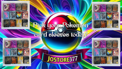 Pokemon card sleeves - sleeves, sealed