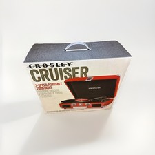 GROSLEY CRUISER 3-SPEED PORTABLE TURNTABLE BRAND NEW BOXED