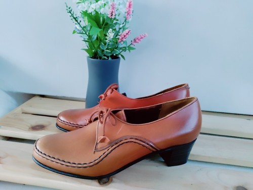New vintage barker tan - barker, leather