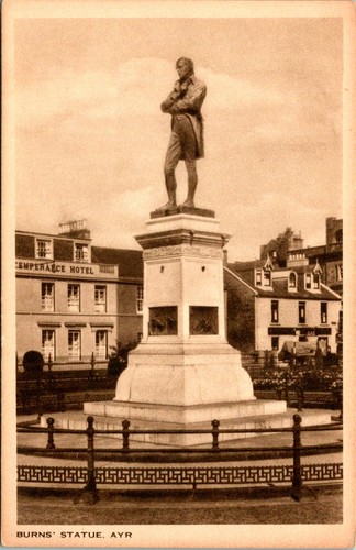 Burns statue ayr scotland - burns,