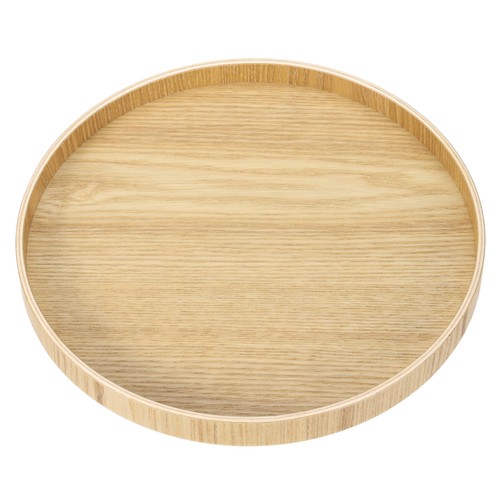 Round wood serving - serving, tray