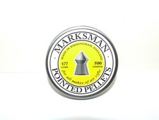 500 X Marksman .177 / 4.5mm Pointed Pellets, Hunting Shooting Vermin - Full Tin