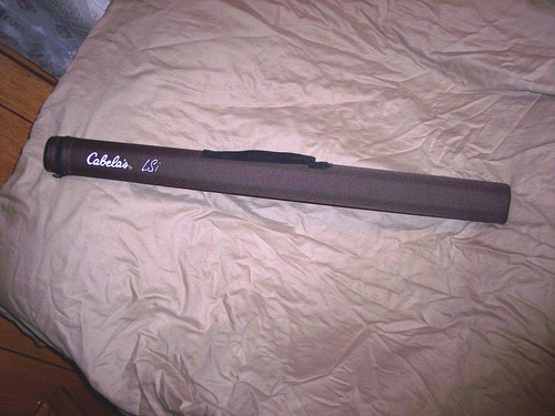 Fishing rod holder fish - rod, fly