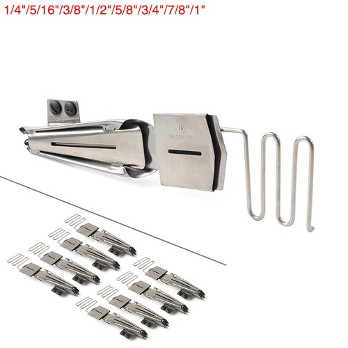Double fold binding attachment - binding,