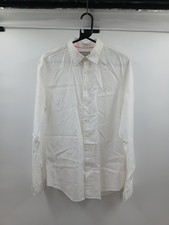 Thomas Pink White Men's Formal Dress Shirt 100% Cotton Size 15.5