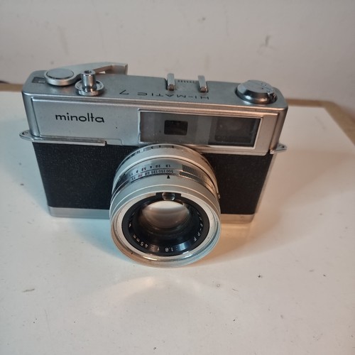 Vintage minolta matic 7 - minolta, hi-matic