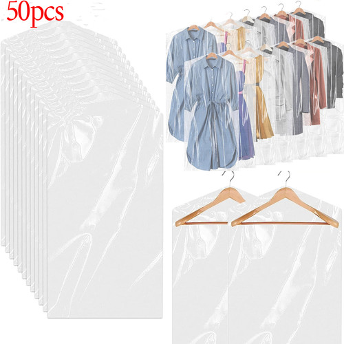 50pcs plastic garment bag - 50pcs,